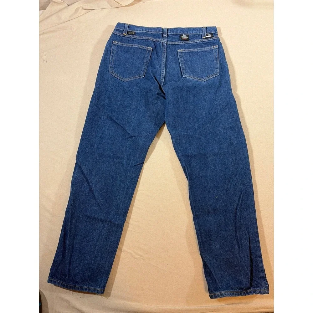 Aramark Westex Indura FR Flame Resistant Jeans Blue Denim 34x30 CAT 2 ATPV 22 #3